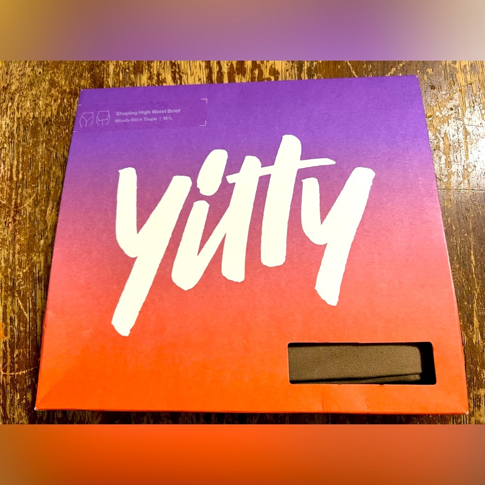 Yitty by Lizzo Nearly Naked Shaping High Waist Brief Moody Bitch Taupe Size M/L